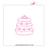 Grand Cake PYO Cookie Stencil