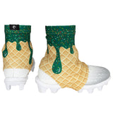 Green Ice Cream Cleat Covers (Spats)