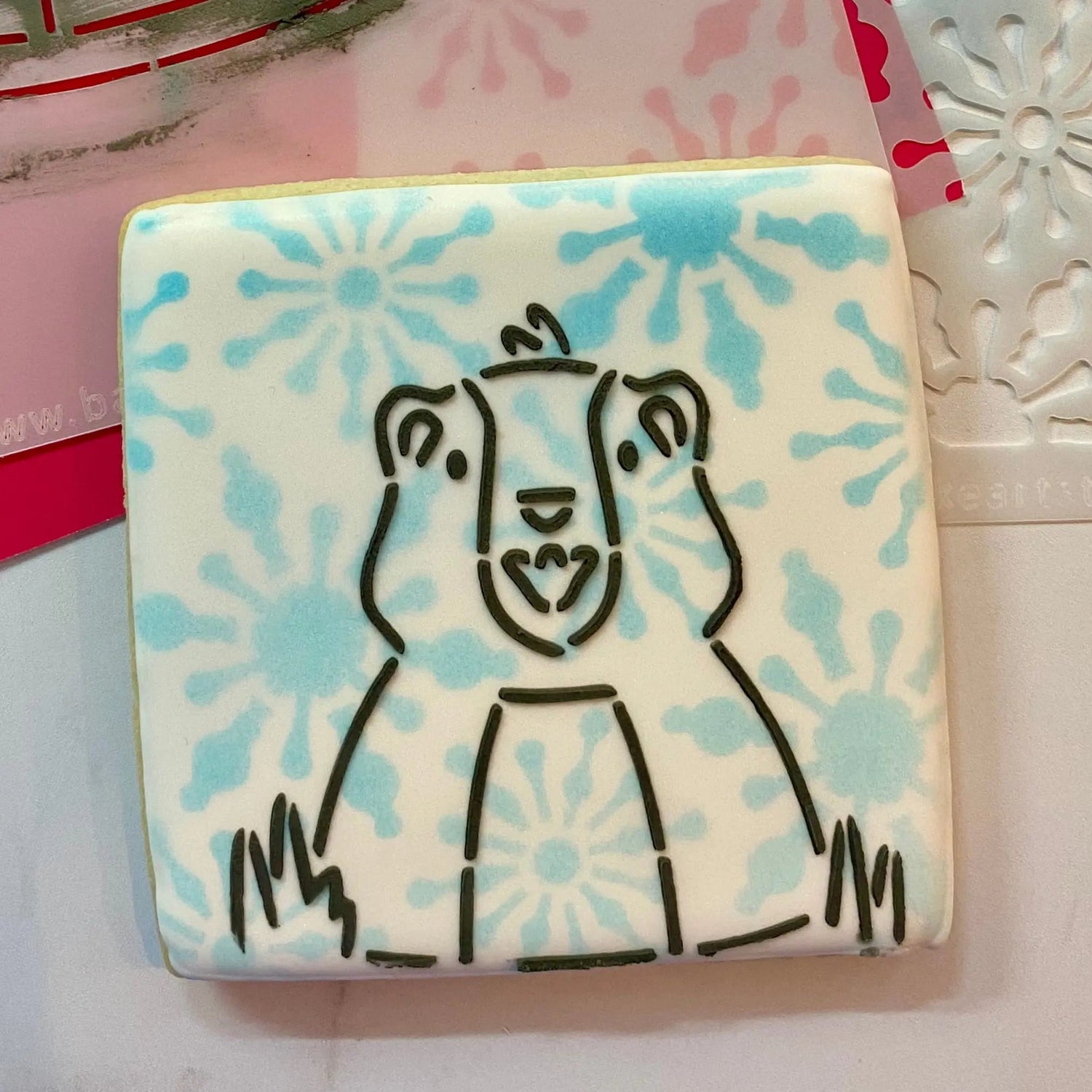 Groundhog Day PYO Cookie Stencil