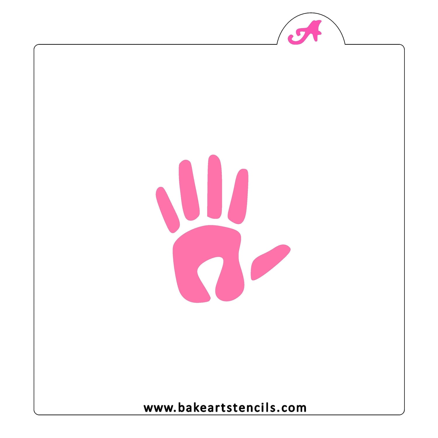 Handprint Cookie Stencil