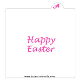 Happy Easter Cookie Stencil