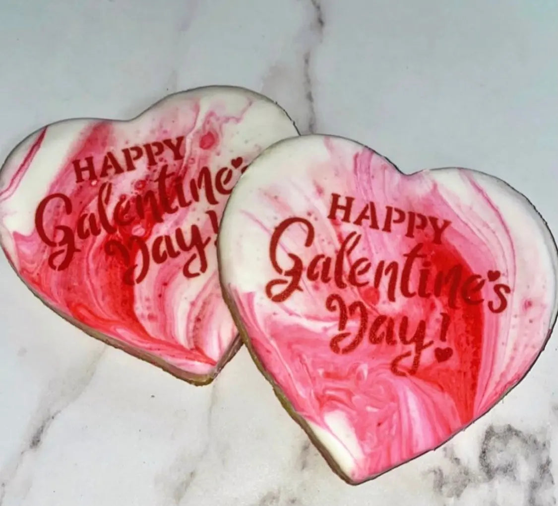 Happy Galentine's Day Cookie Stencil