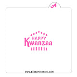 Happy Kwanzaa Cookie Stencil