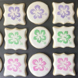 Hawaiian Flower Cookie Stencil