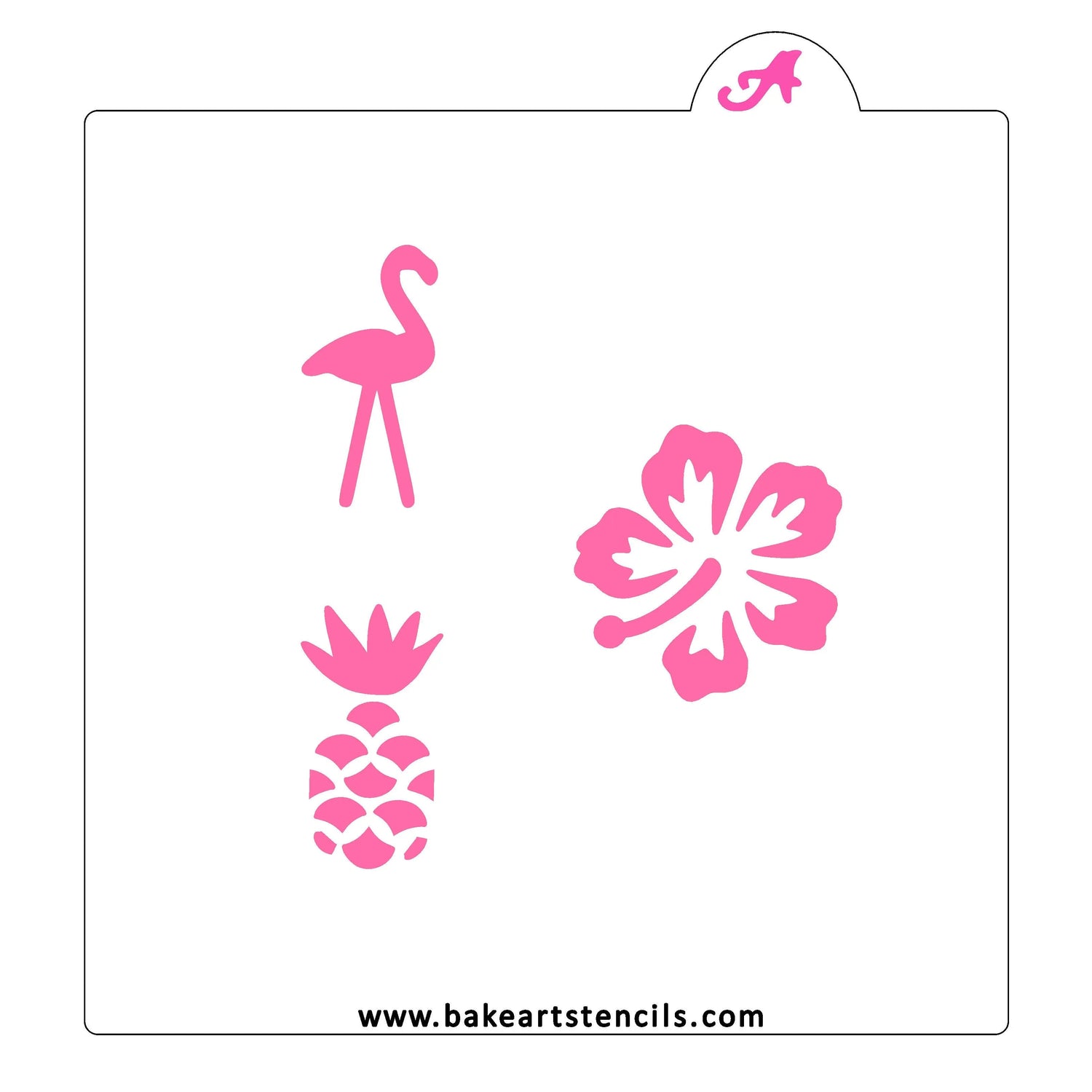 Hawaiian Oreo Stencil
