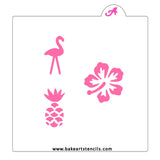Hawaiian Oreo Stencil