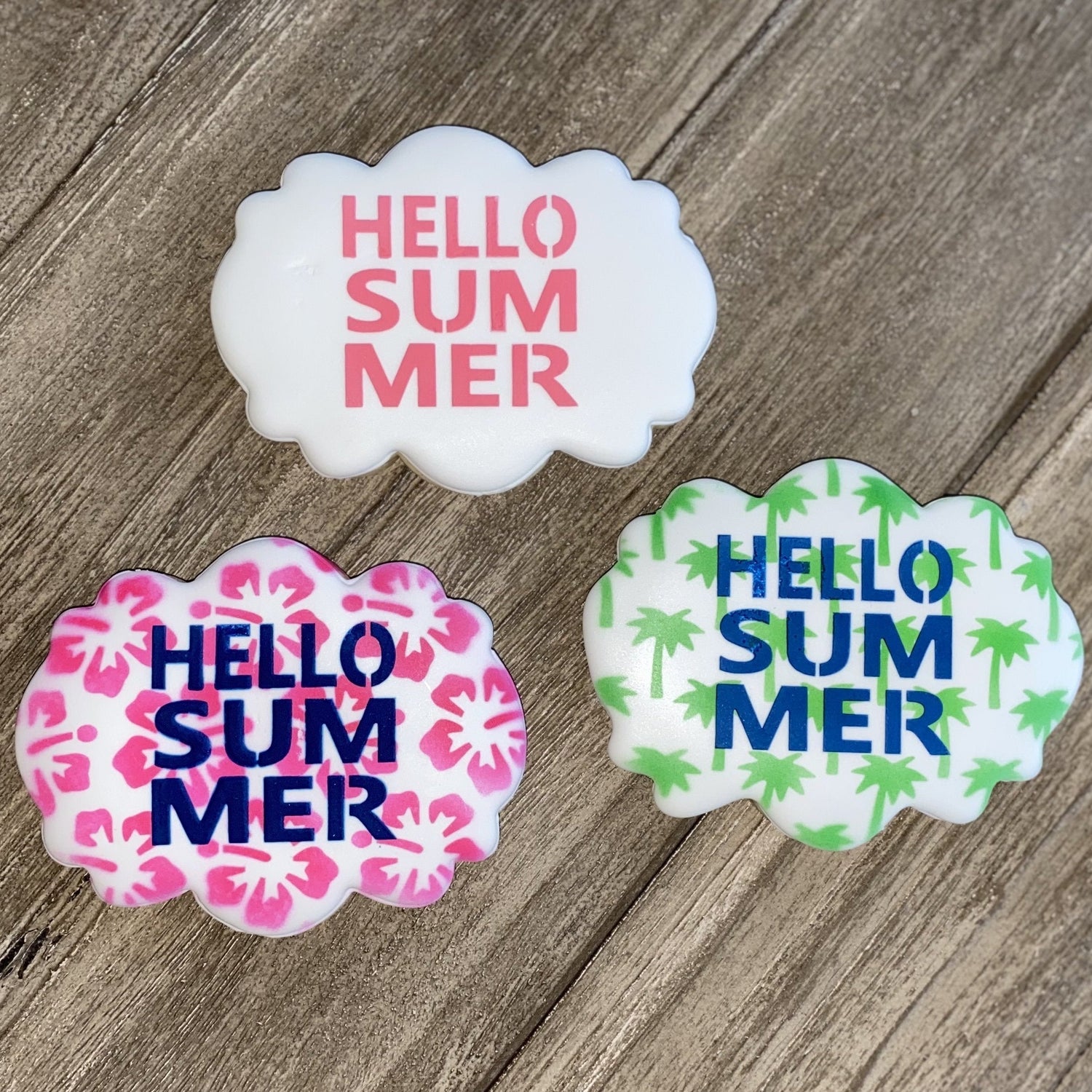 Hello Summer Cookie Stencil