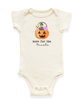 Here For The Treats Organic Baby Bodysuit