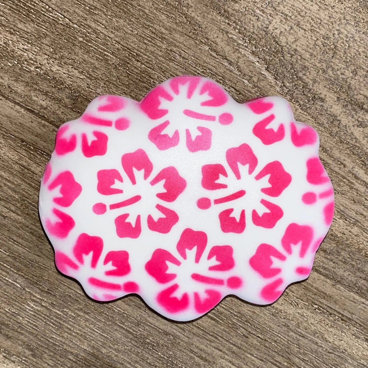 Hibiscus Flower Pattern Stencil