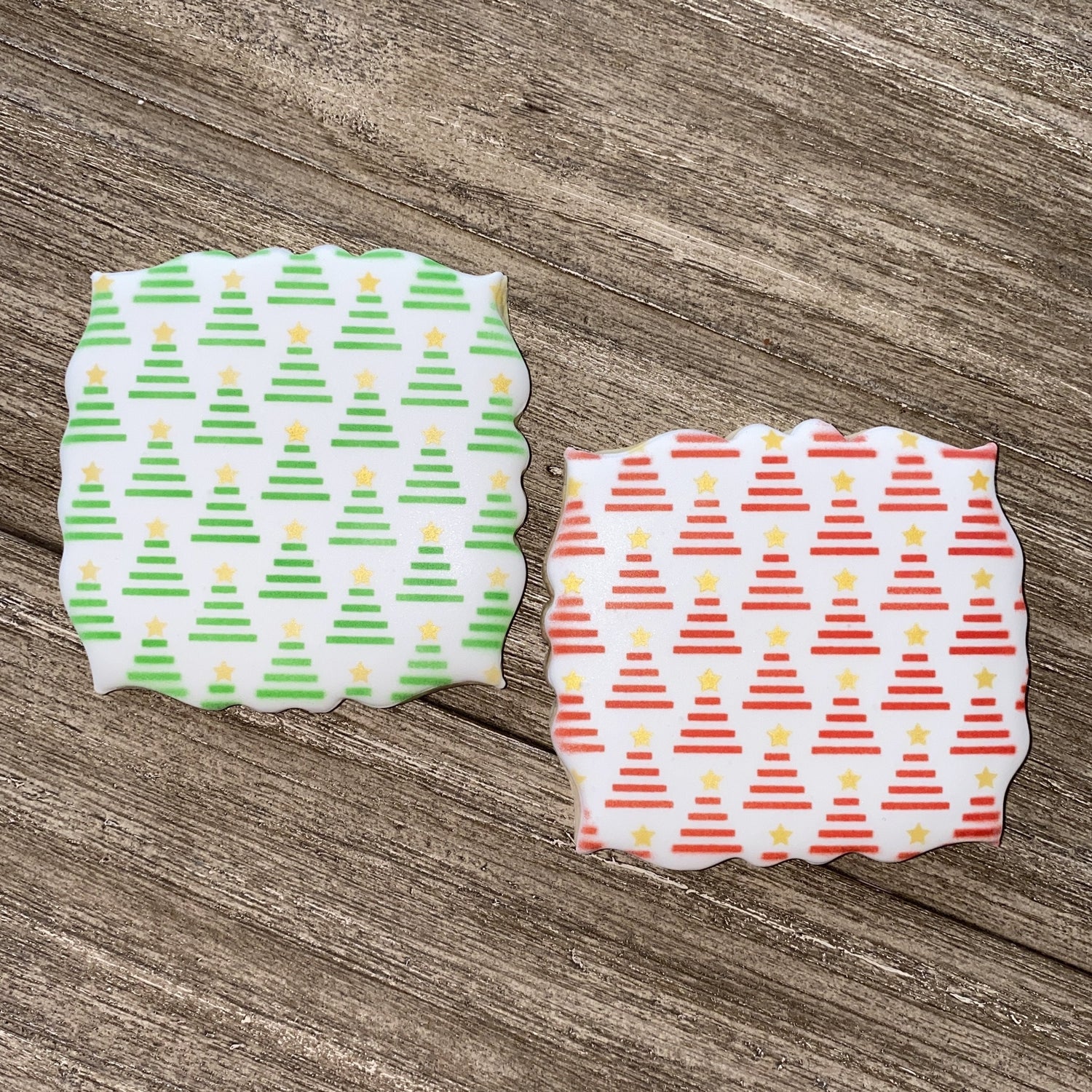 Holiday Trees Pattern Stencil Set