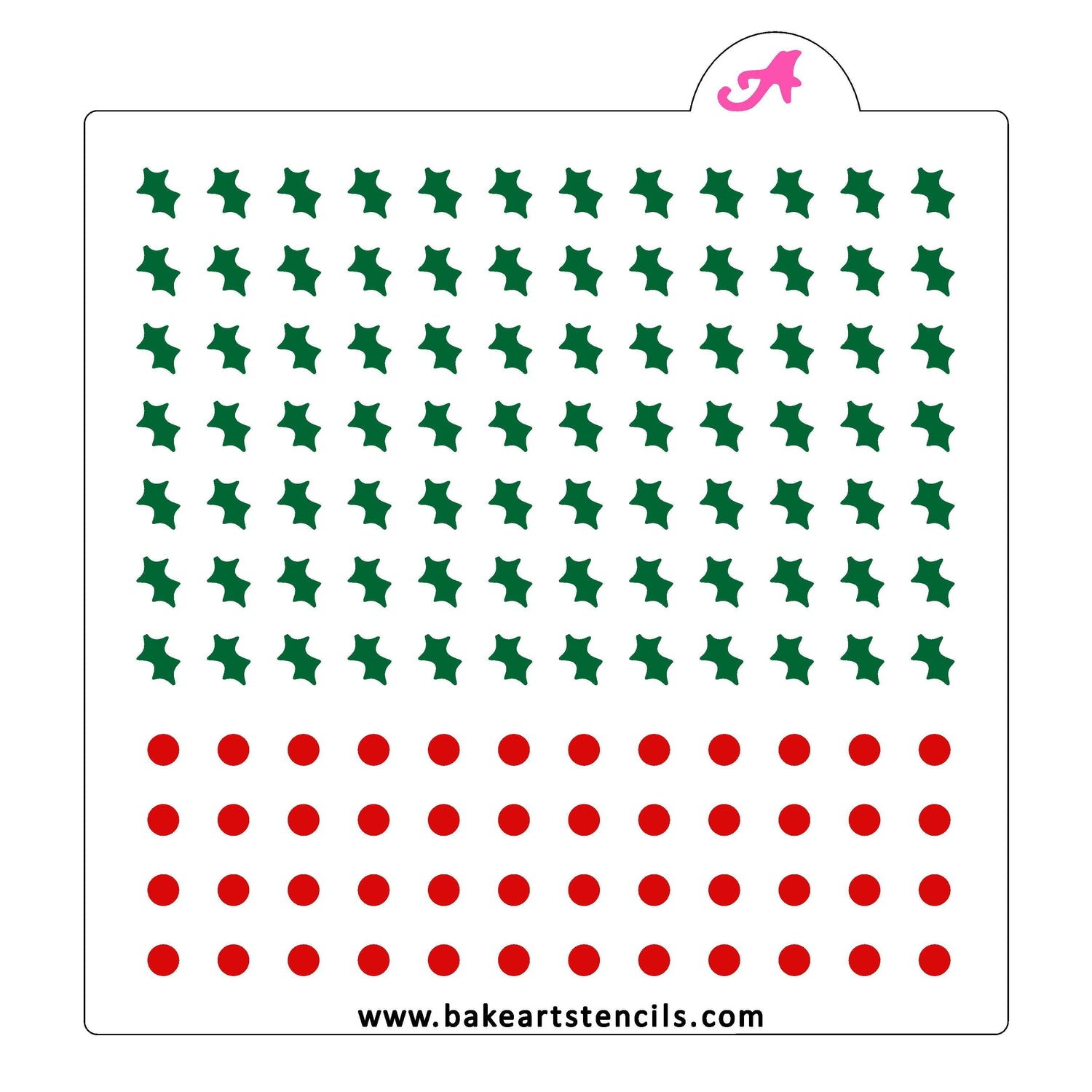Holly Berries Sprinkles Stencil