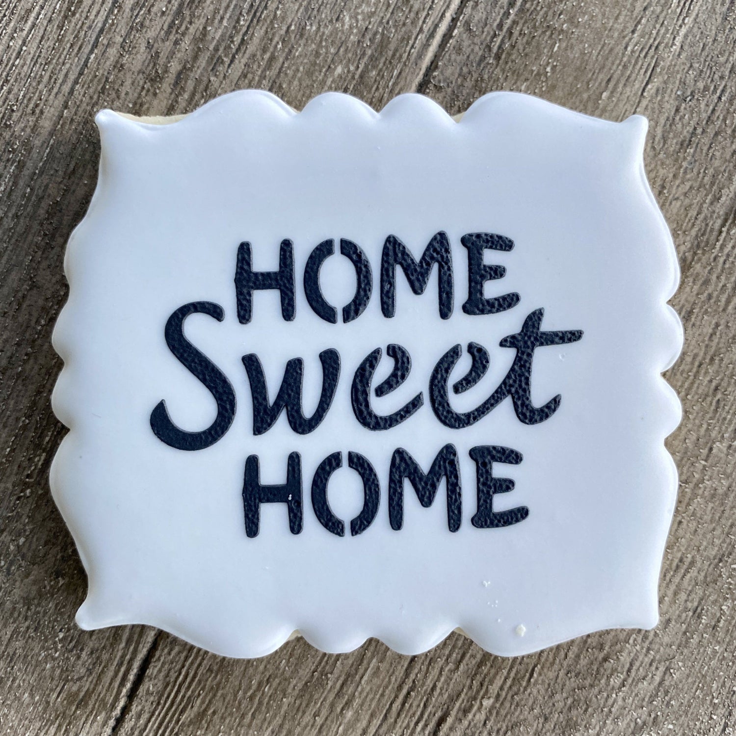 Home Sweet Home Cookie Stencil