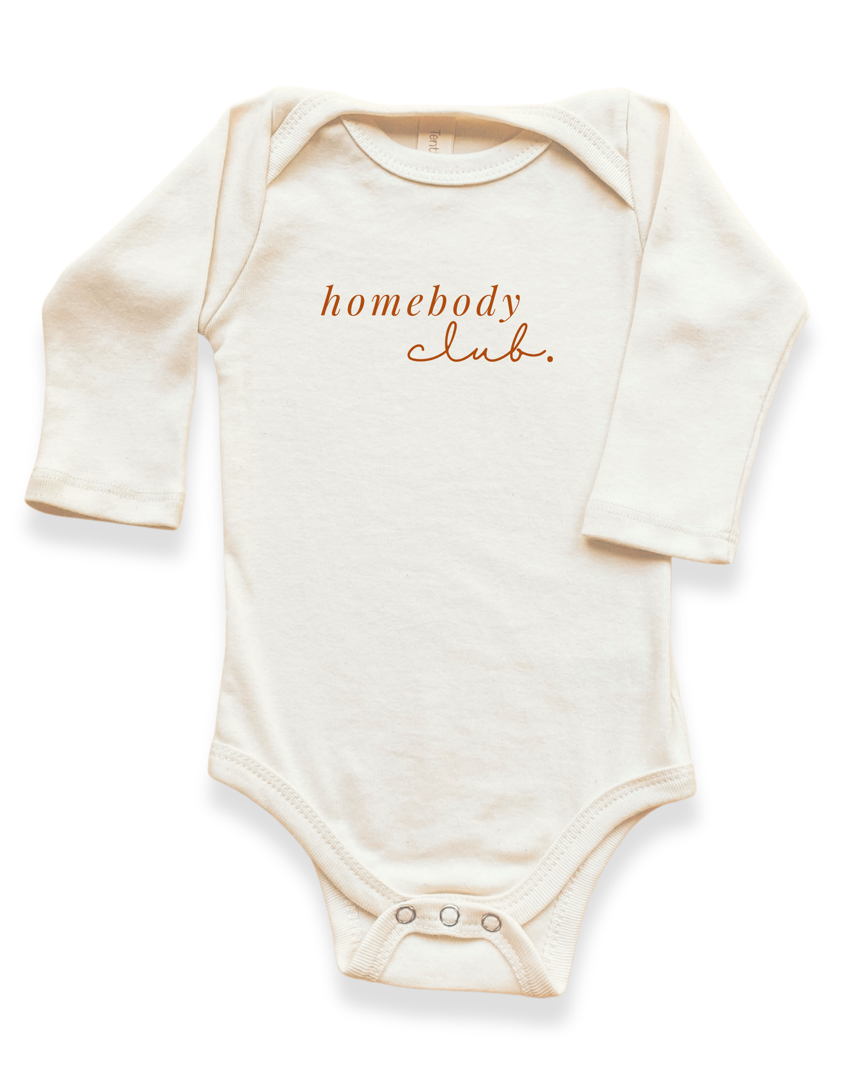 Homebody Club Organic Bodysuit Long Sleeve by Tenth & Pine