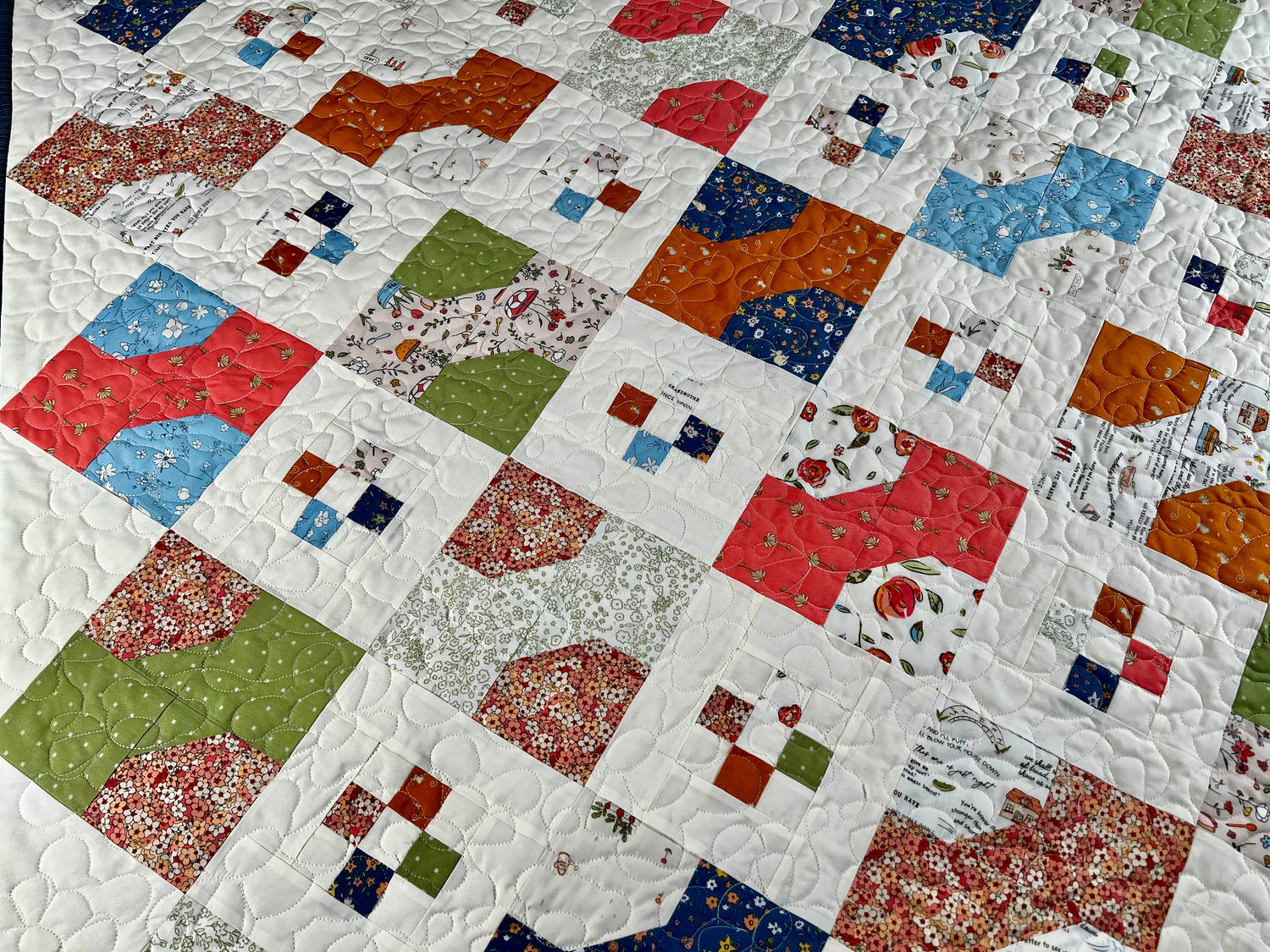 Vintage Bows Quilt Pattern - Paper Pattern