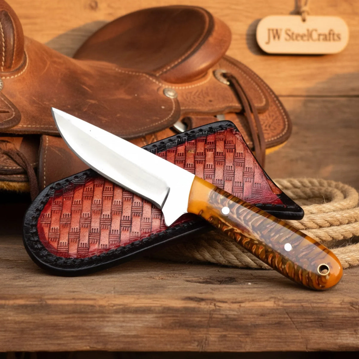 Rosewood Trail Skinner Knife 8