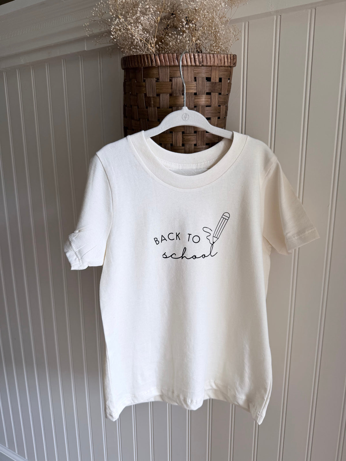 Back To School Organic Kids T-Shirt by Tenth & Pine, product image 4