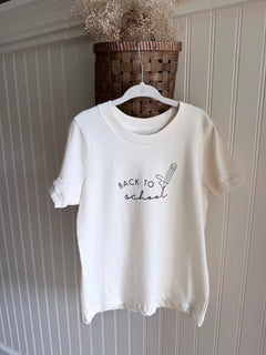 Back To School Organic Kids T-Shirt by Tenth & Pine, product image 4