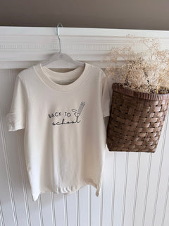 Back To School Organic Kids T-Shirt by Tenth & Pine, product image 2