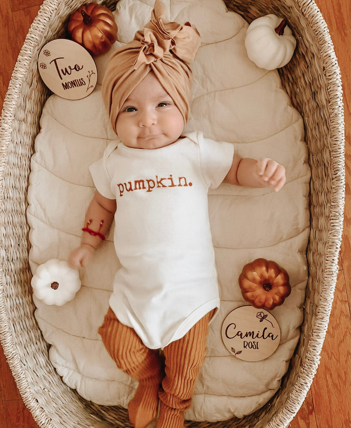 Pumpkin Organic Baby Bodysuit by Tenth & Pine, product image 7