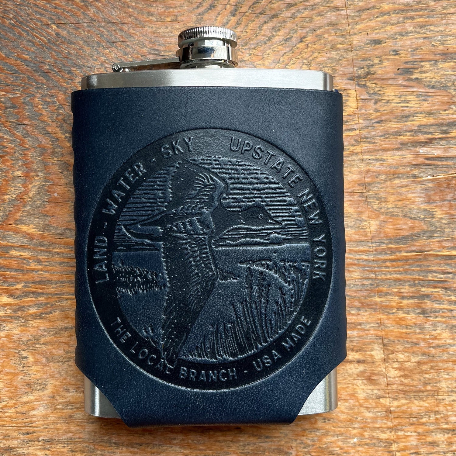 Leather Wrapped Flask