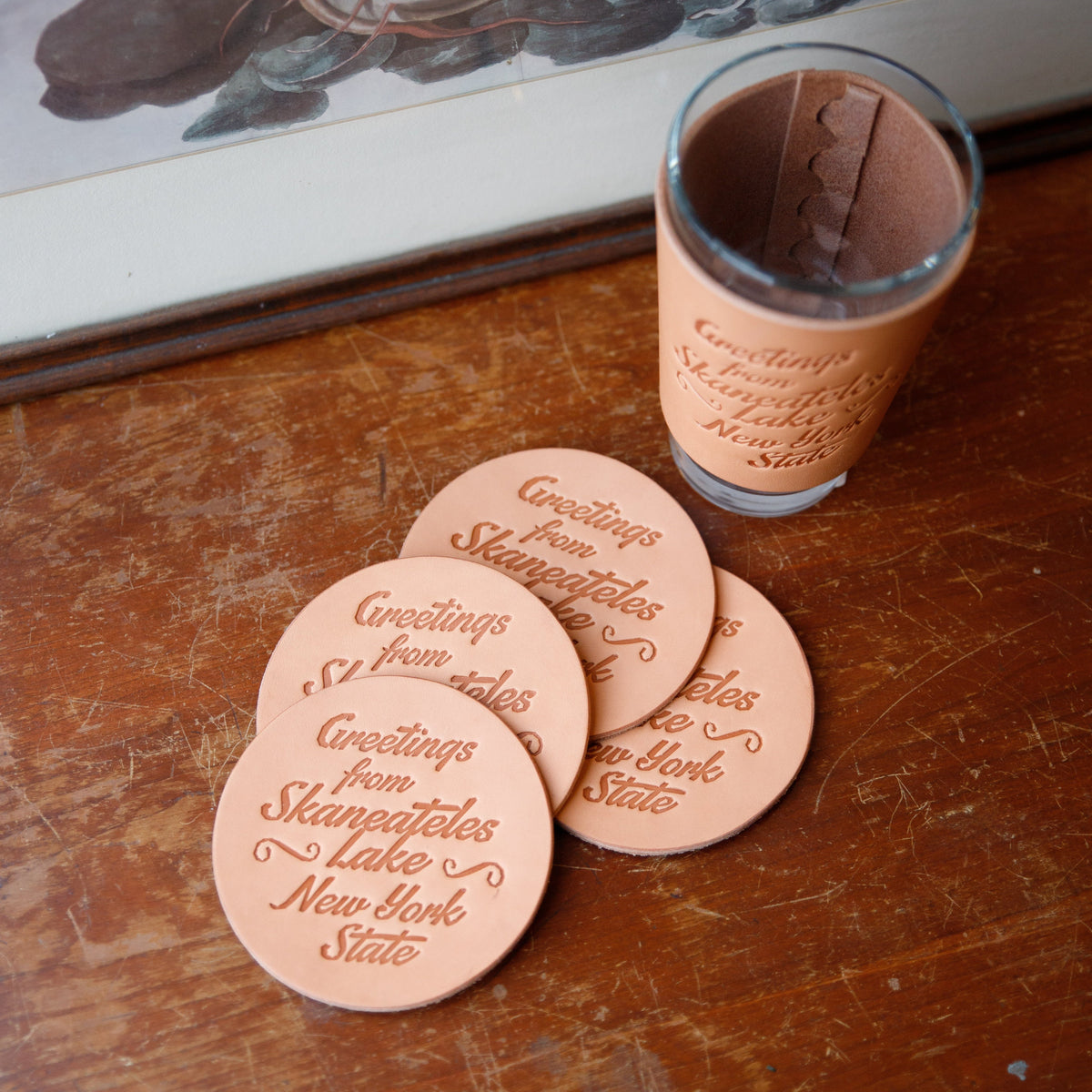 Leather Coasters - USA Made by The Local Branch, product image 9
