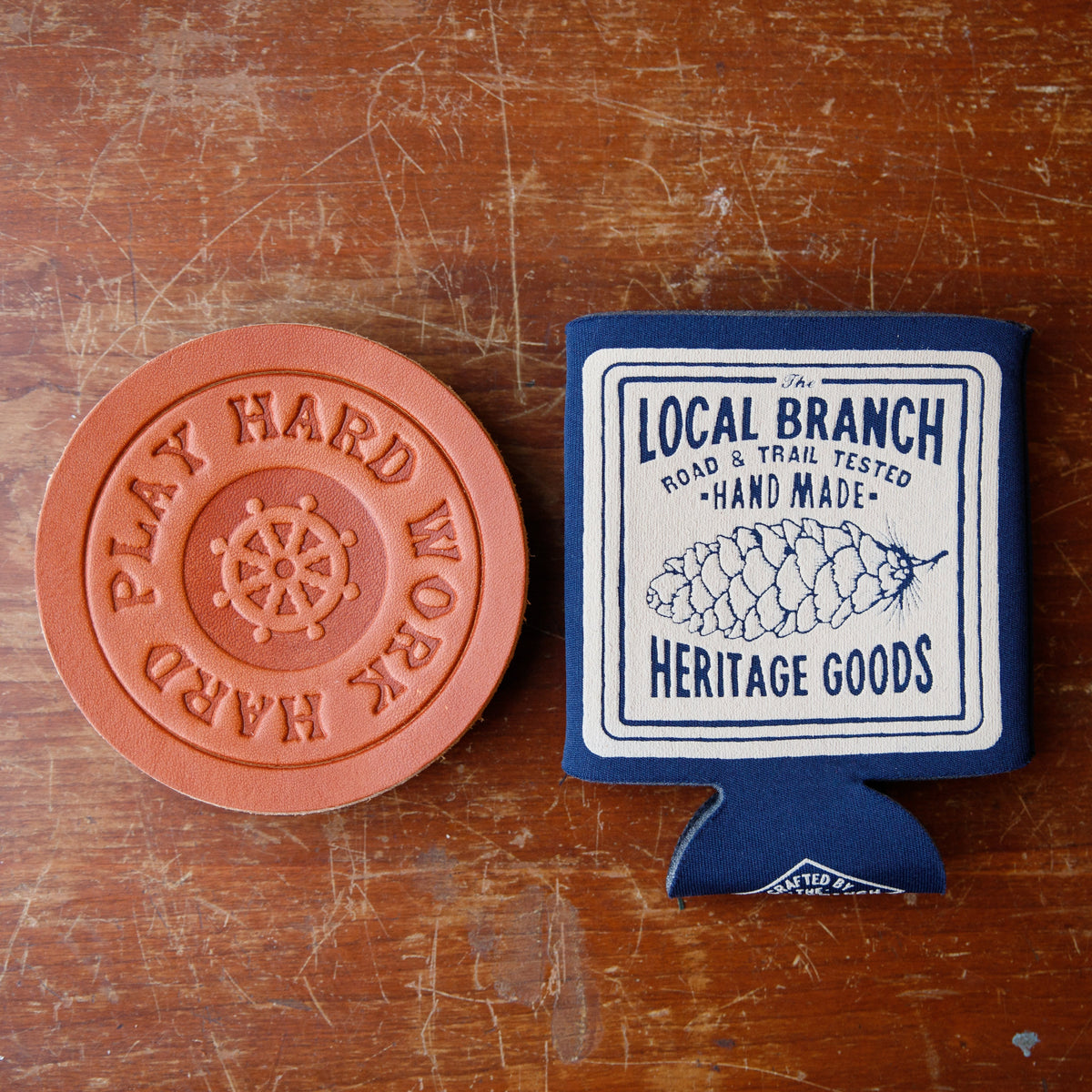 Leather Coasters - USA Made by The Local Branch, product image 7
