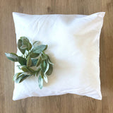 SQUARE INSERT ONLY (your pillow includes one, this would be a spare) throw pillow