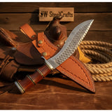 Emberwood Kukri Knife with Pakka Wood Handle