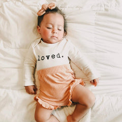 Loved. Organic Baby Bodysuit Long Sleeve by Tenth & Pine, product image 17