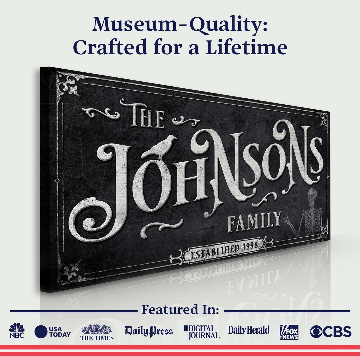 Personalized Gothic Sign III
