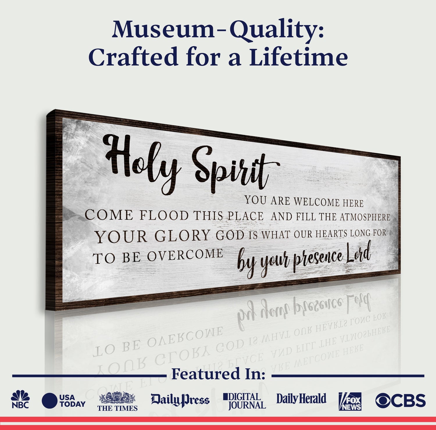 Holy Spirit You Are Welcome Here Sign