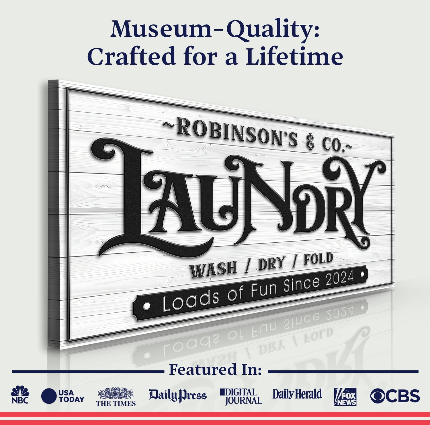 Laundry Room Sign IX