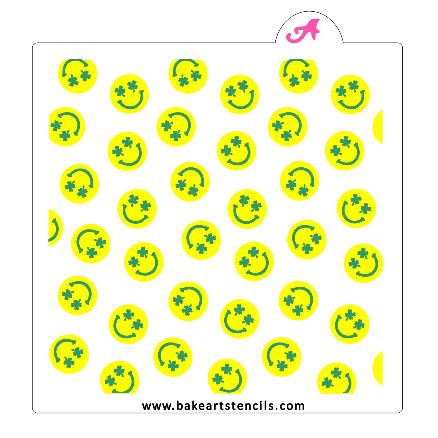 Irish Eyes Pattern Stencil