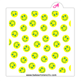 Irish Eyes Pattern Stencil