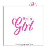 It's a Girl Stencil