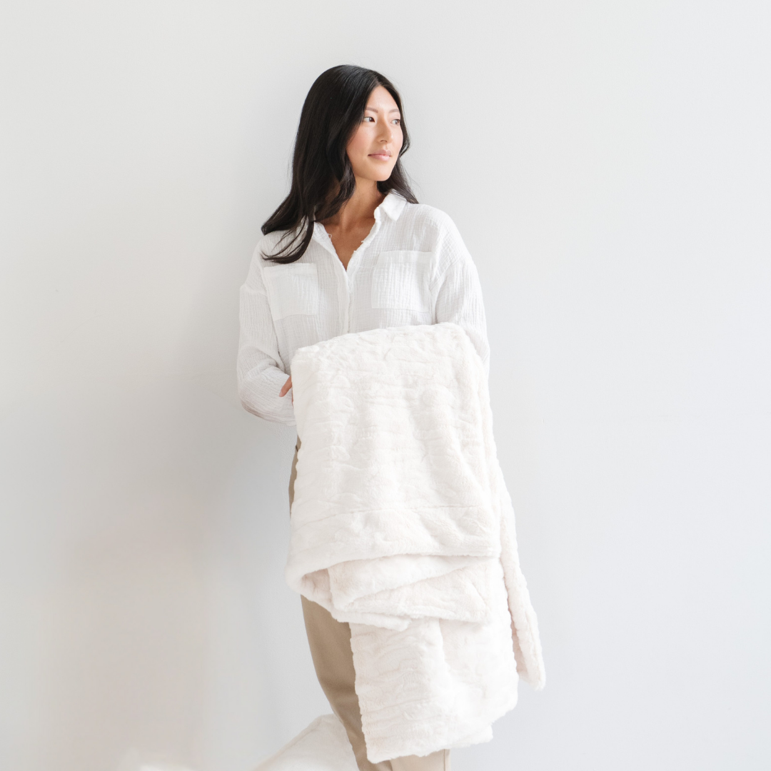 Patterned Faux Fur Throw Blankets by Saranoni, product image 9