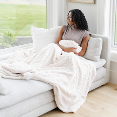 Patterned Faux Fur XL Throw Blankets by Saranoni, product image 7
