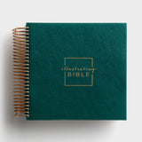 DaySpring - CSB Illustrating Journaling Bible – Green Faux Leather