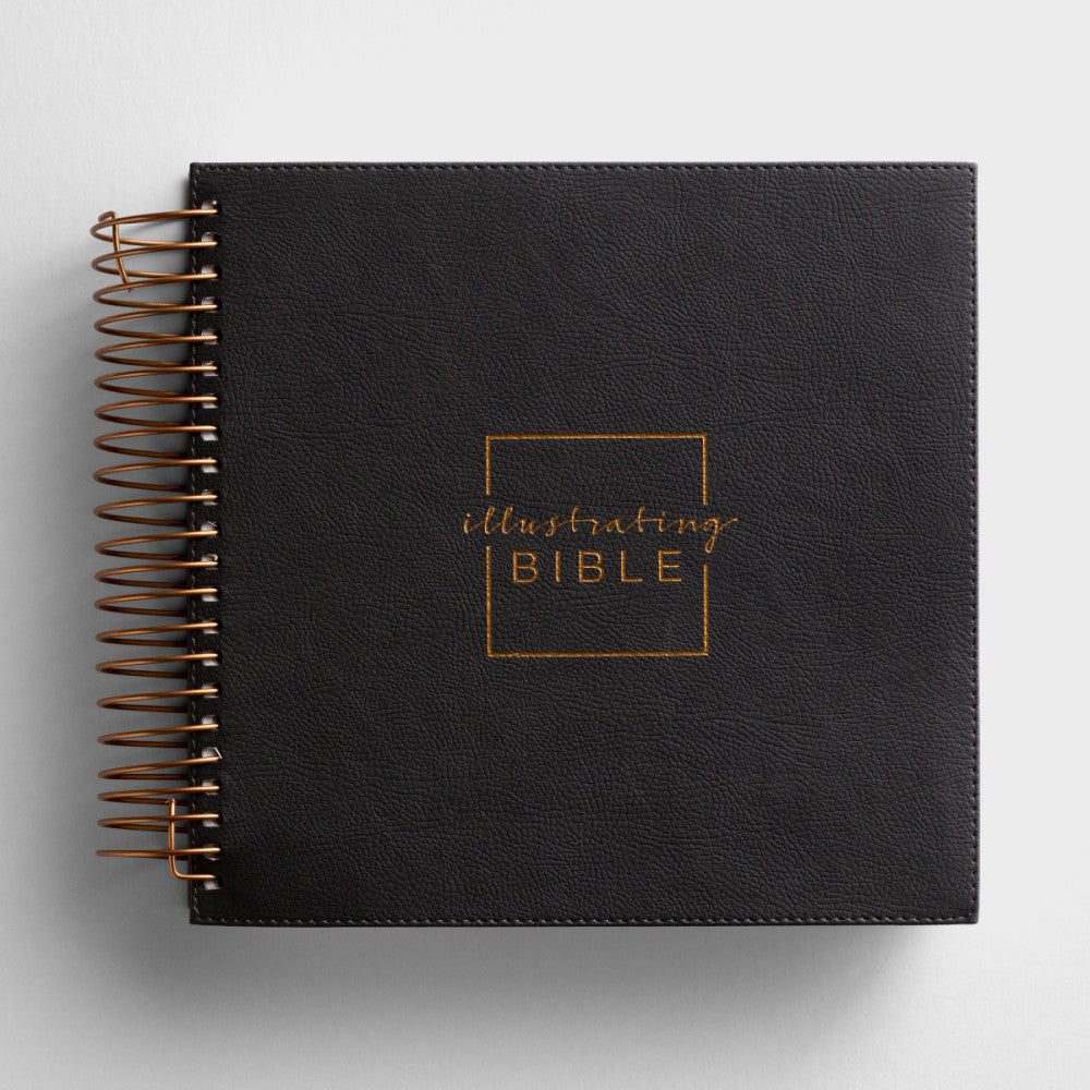 DaySpring - NIV Illustrating Journaling Bible – Dark Grey Faux Leather