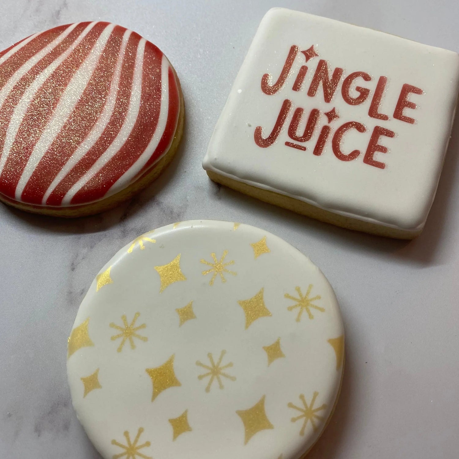 Jingle Juice Cookie Stencil