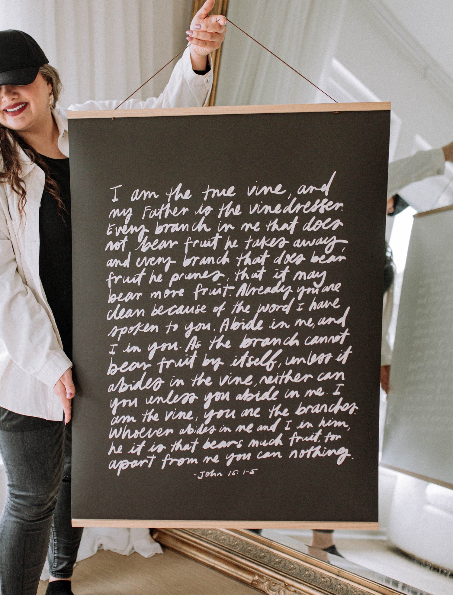 Large Poster: I am the true vine
