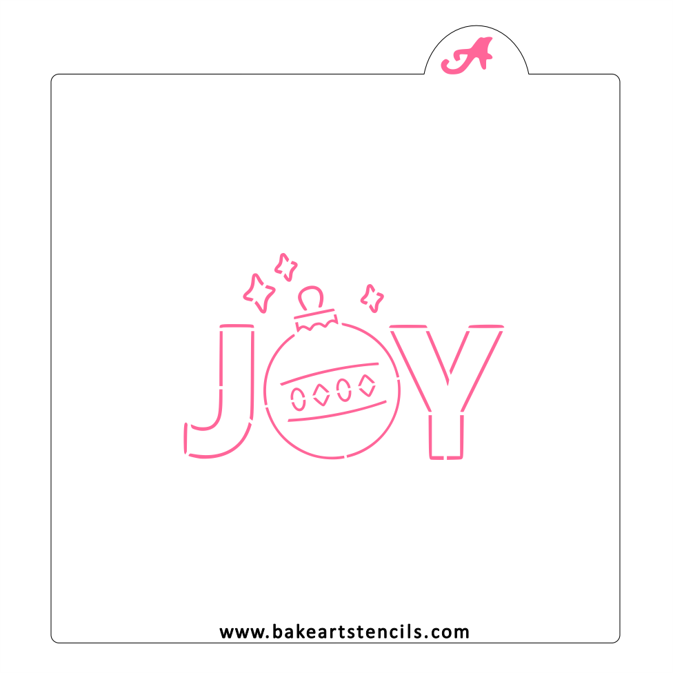 Joy PYO Cookie Stencil