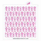 Kid Stick Figures Pattern Cookie Stencil