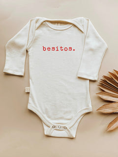 Besitos Organic Baby Bodysuit Long Sleeve by Tenth & Pine, product image 7