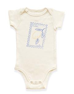 La Dolce Vita Stamp Organic Cotton Baby Bodysuit by Tenth & Pine