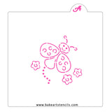 Ladybug PYO Cookie  Stencil