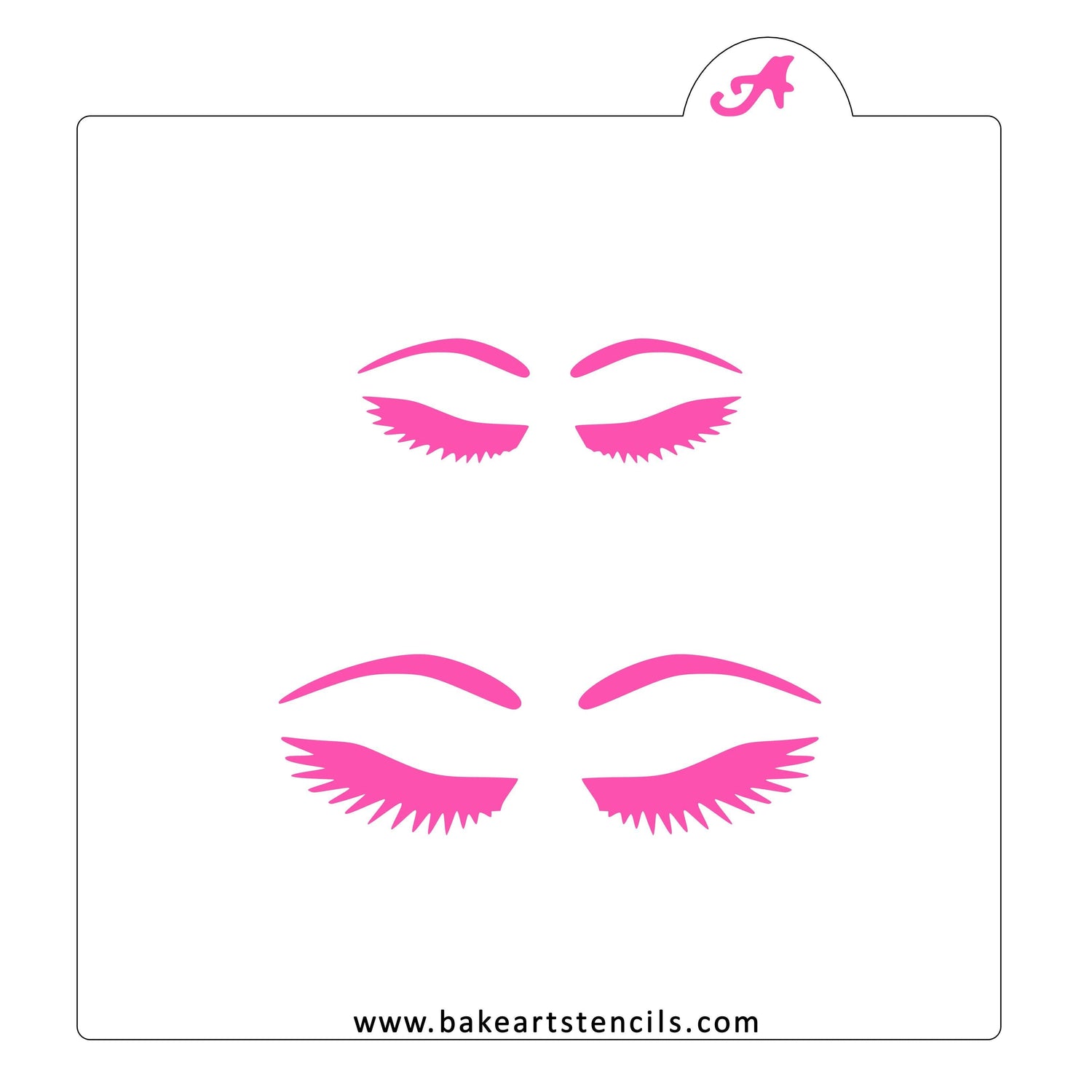 Lashes Stencil