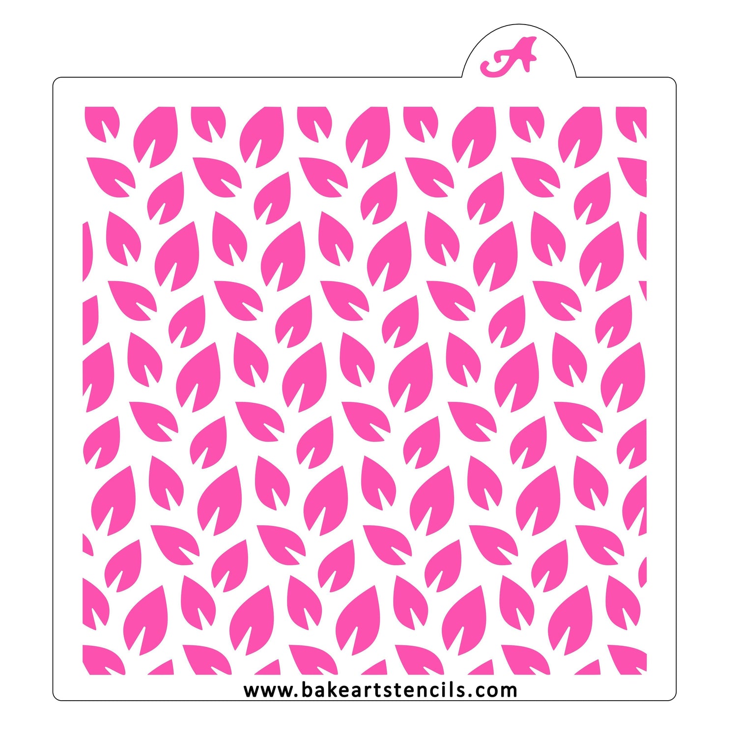 Leaf Pattern Cookie Stencil