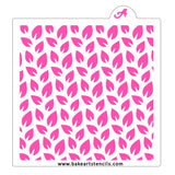 Leaf Pattern Cookie Stencil