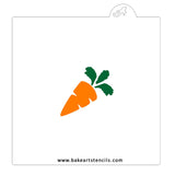 Leafy Carrot Cookie Stencil